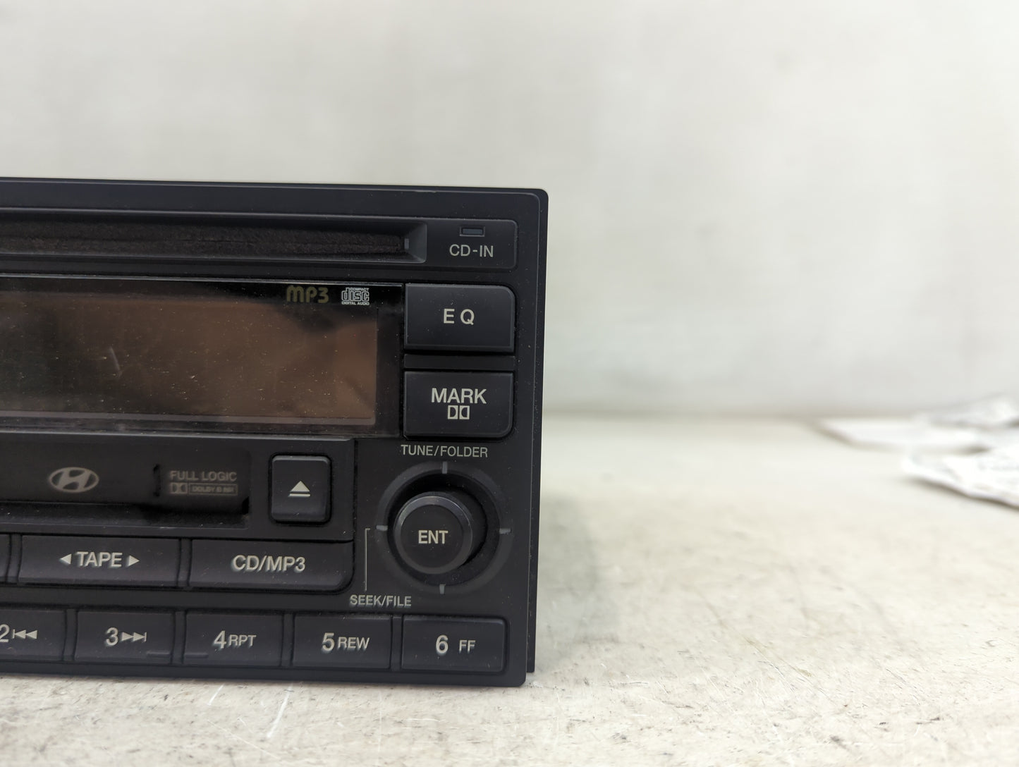 2005-2006 Hyundai Tucson Radio AM FM Cd Player Receiver Replacement P/N:96180-2E101 HMP-280JMLN Fits Fits 2005 2006 OEM Used