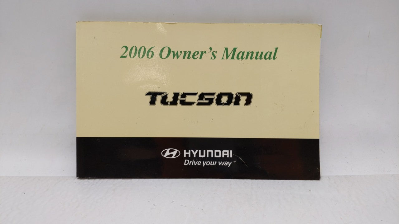 2006 Hyundai Tucson Owners Manual Book Guide OEM Used Auto Parts - Oemusedautoparts1.com