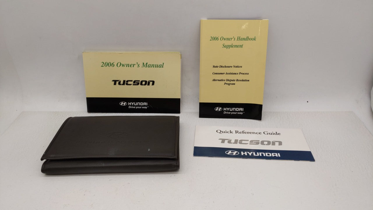 2006 Hyundai Tucson Owners Manual Book Guide OEM Used Auto Parts - Oemusedautoparts1.com