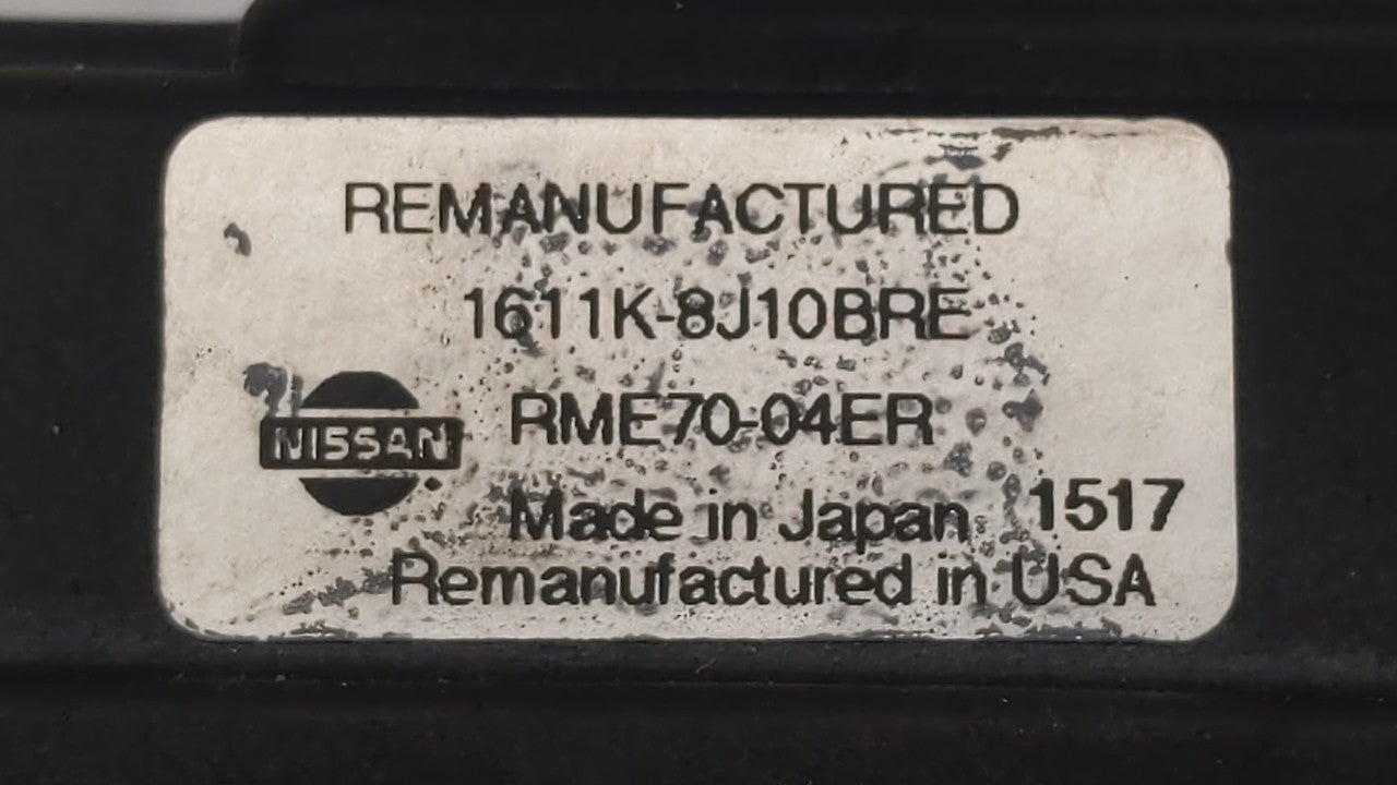 2006-2007 Infiniti G35 Throttle Body P/N:RME70-04 Fits Fits 2006 2007 2008 2009 OEM Used Auto Parts - Oemusedautoparts1.com