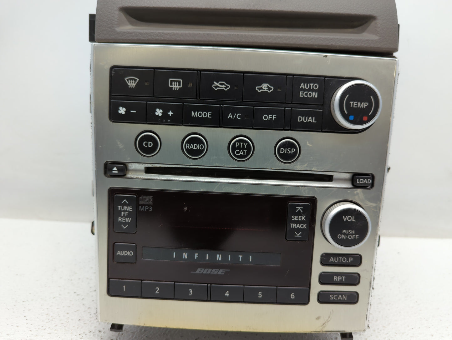 2006-2007 Infiniti G35 Radio Control Panel - Oemusedautoparts1.com