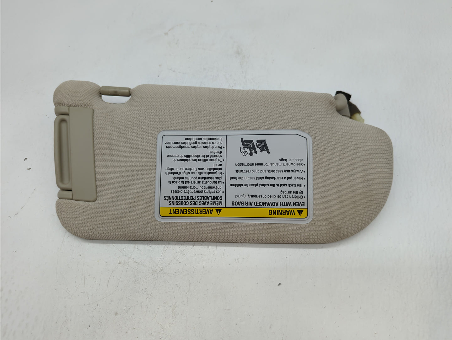 2006-2010 Infiniti M35 Sun Visor Shade Replacement Passenger Right Mirror Fits Fits 2006 2007 2008 2009 2010 OEM Used Auto P