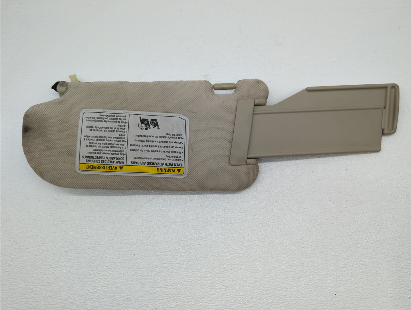 2006-2010 Infiniti M35 Sun Visor Shade Replacement Passenger Right Mirror Fits Fits 2006 2007 2008 2009 2010 OEM Used Auto P