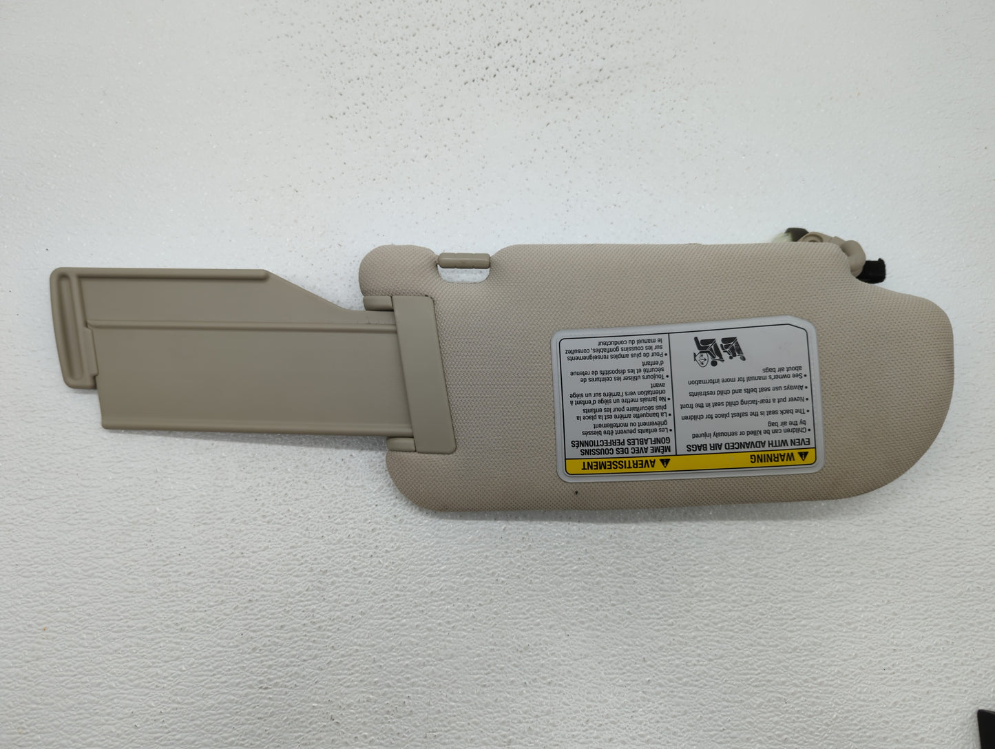 2006-2010 Infiniti M35 Sun Visor Shade Replacement Driver Left Mirror Fits Fits 2006 2007 2008 2009 2010 OEM Used Auto Parts