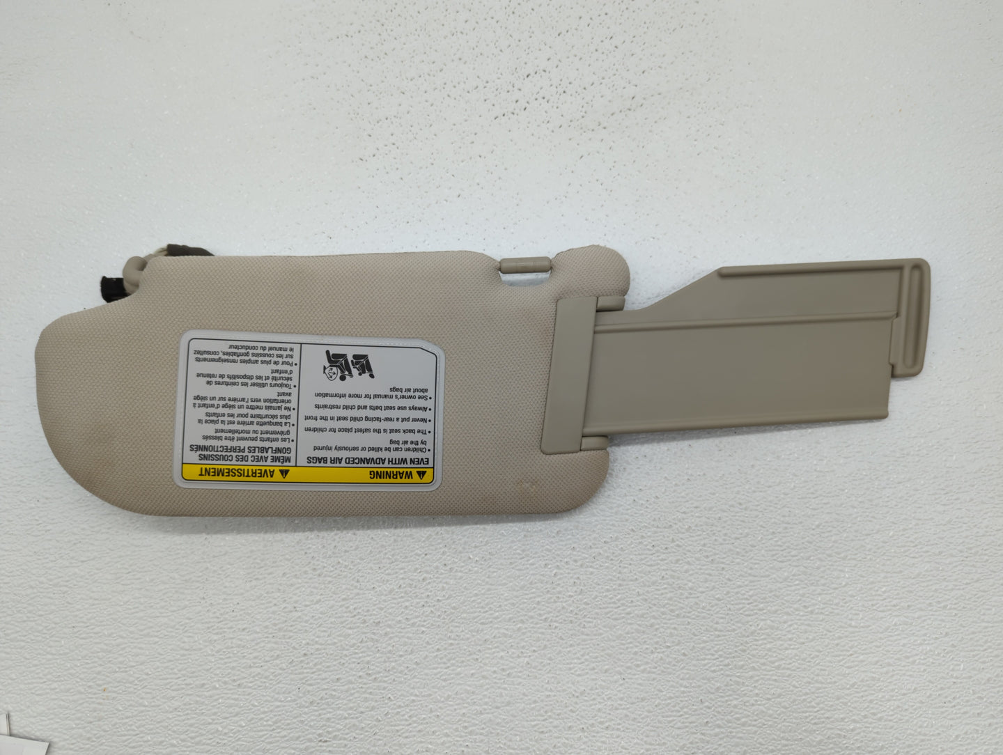 2006-2010 Infiniti M35 Sun Visor Shade Replacement Passenger Right Mirror Fits Fits 2006 2007 2008 2009 2010 OEM Used Auto P