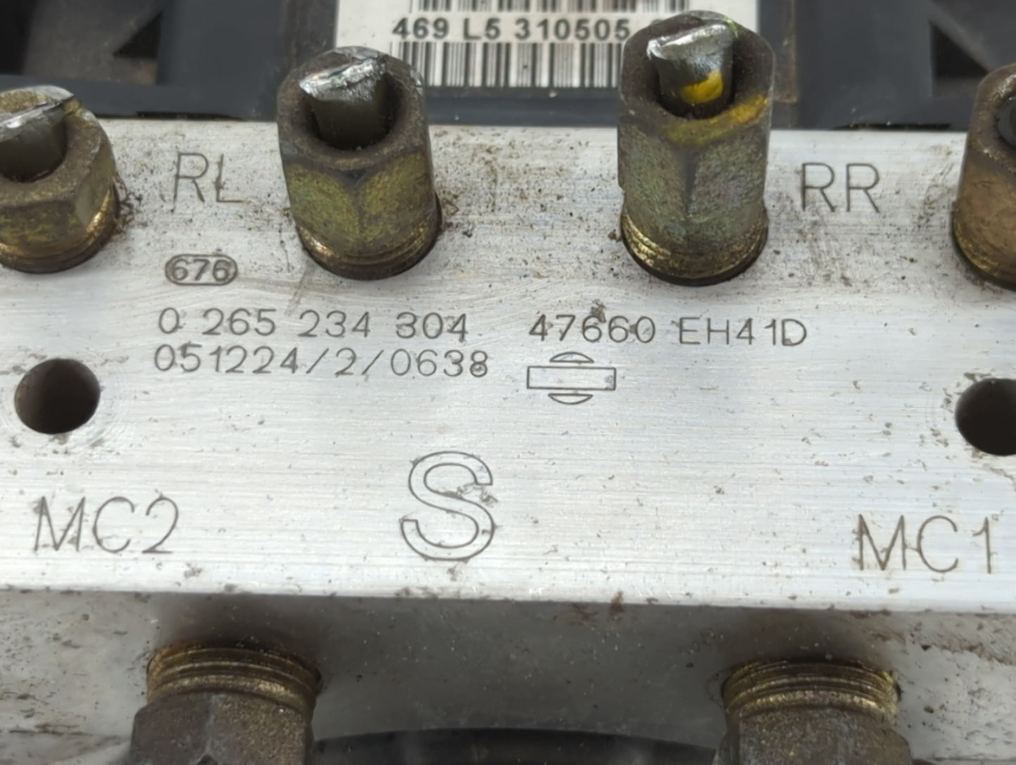 2006-2007 Infiniti M35 ABS Pump Control Module Replacement P/N:47660 EH41D Fits Fits 2006 2007 OEM Used Auto Parts - Oemused