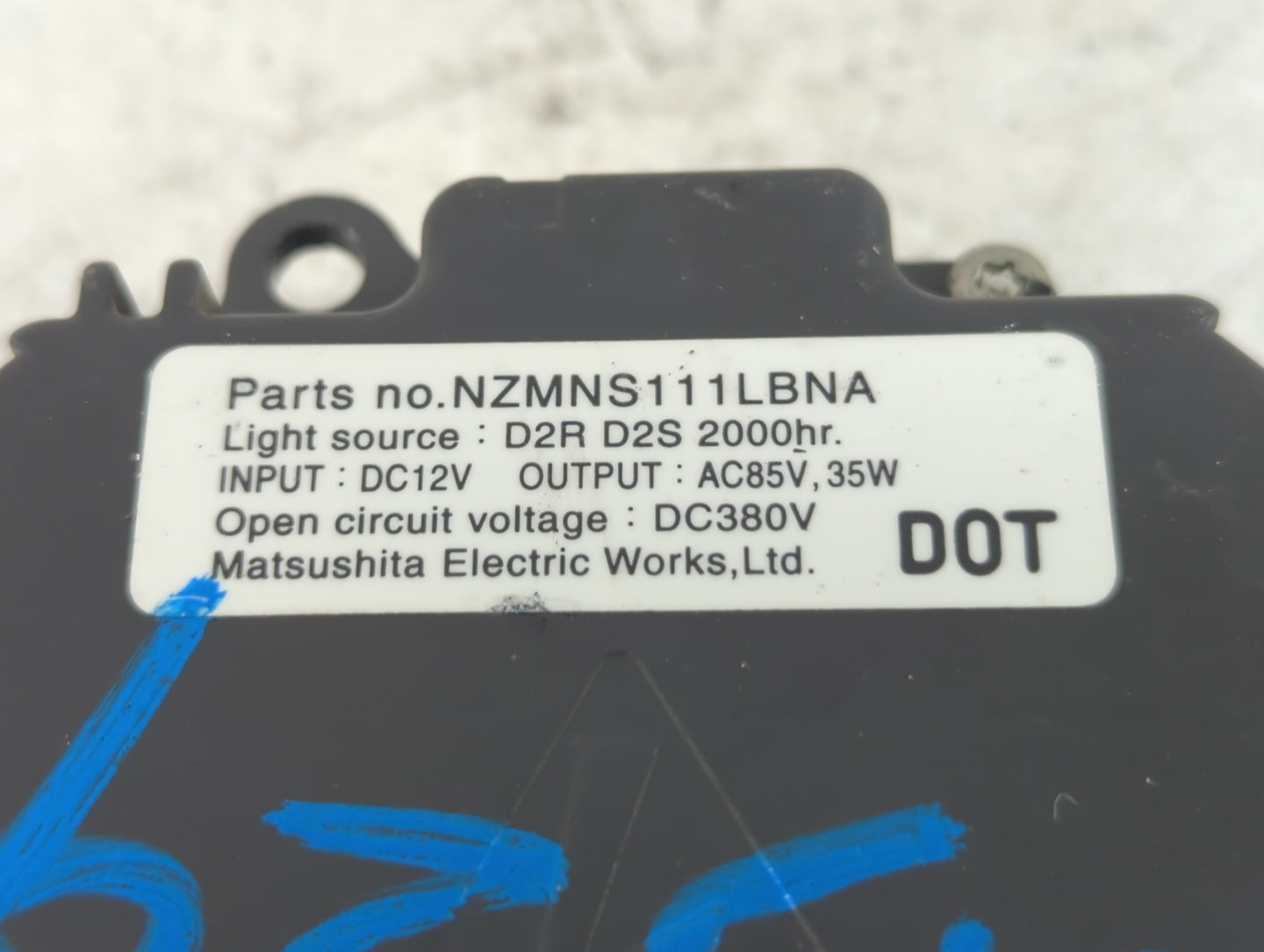 2006 Infiniti M35 Headlight Ballast Head Light - Oemusedautoparts1.com