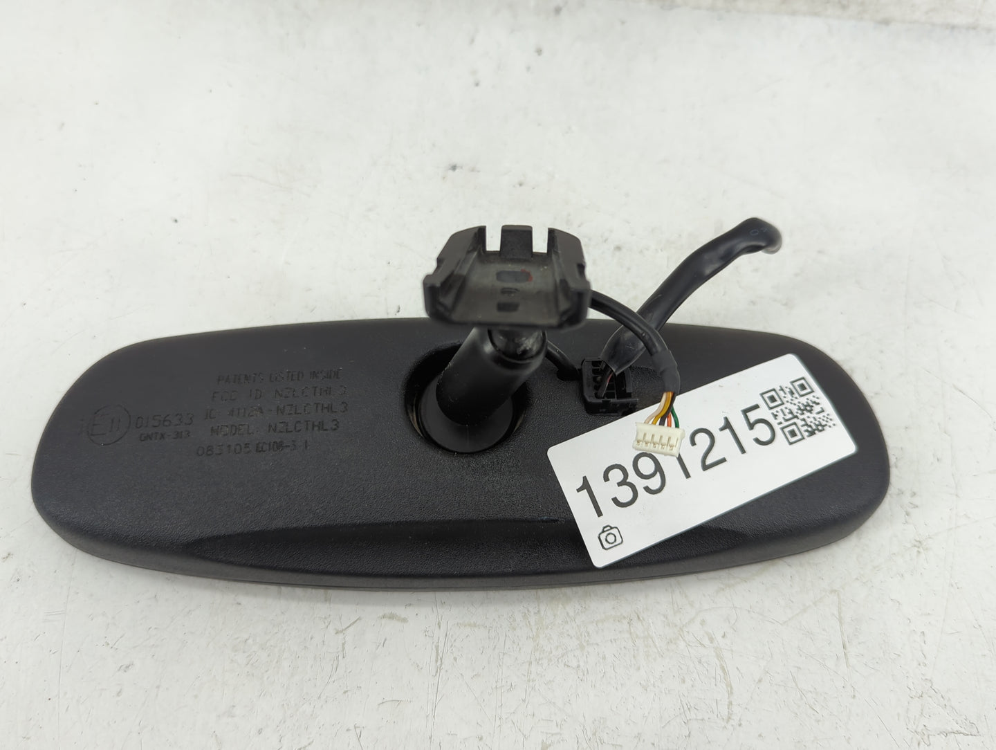 2006 Infiniti M45 Interior Rear View Mirror Replacement OEM P/N:E11015633 Fits OEM Used Auto Parts - Oemusedautoparts1.com