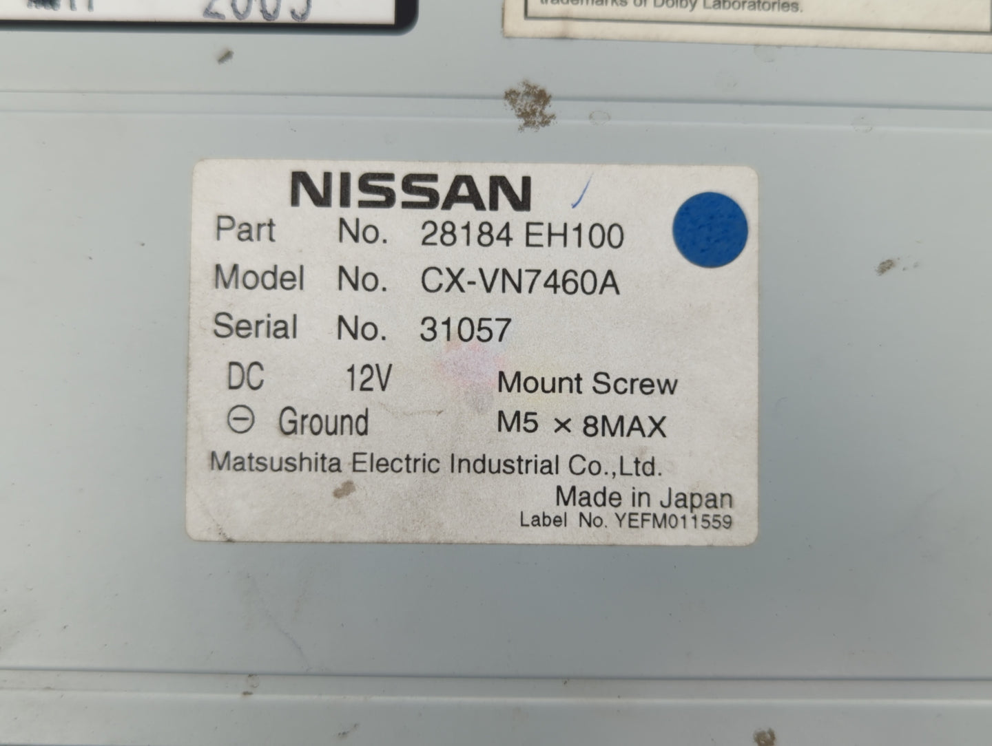 2006-2010 Infiniti M45 Information Display Screen - Oemusedautoparts1.com