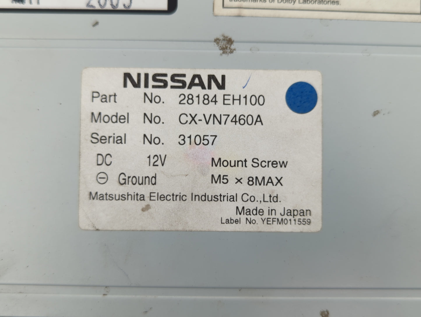 2006-2010 Infiniti M45 Information Display Screen - Oemusedautoparts1.com