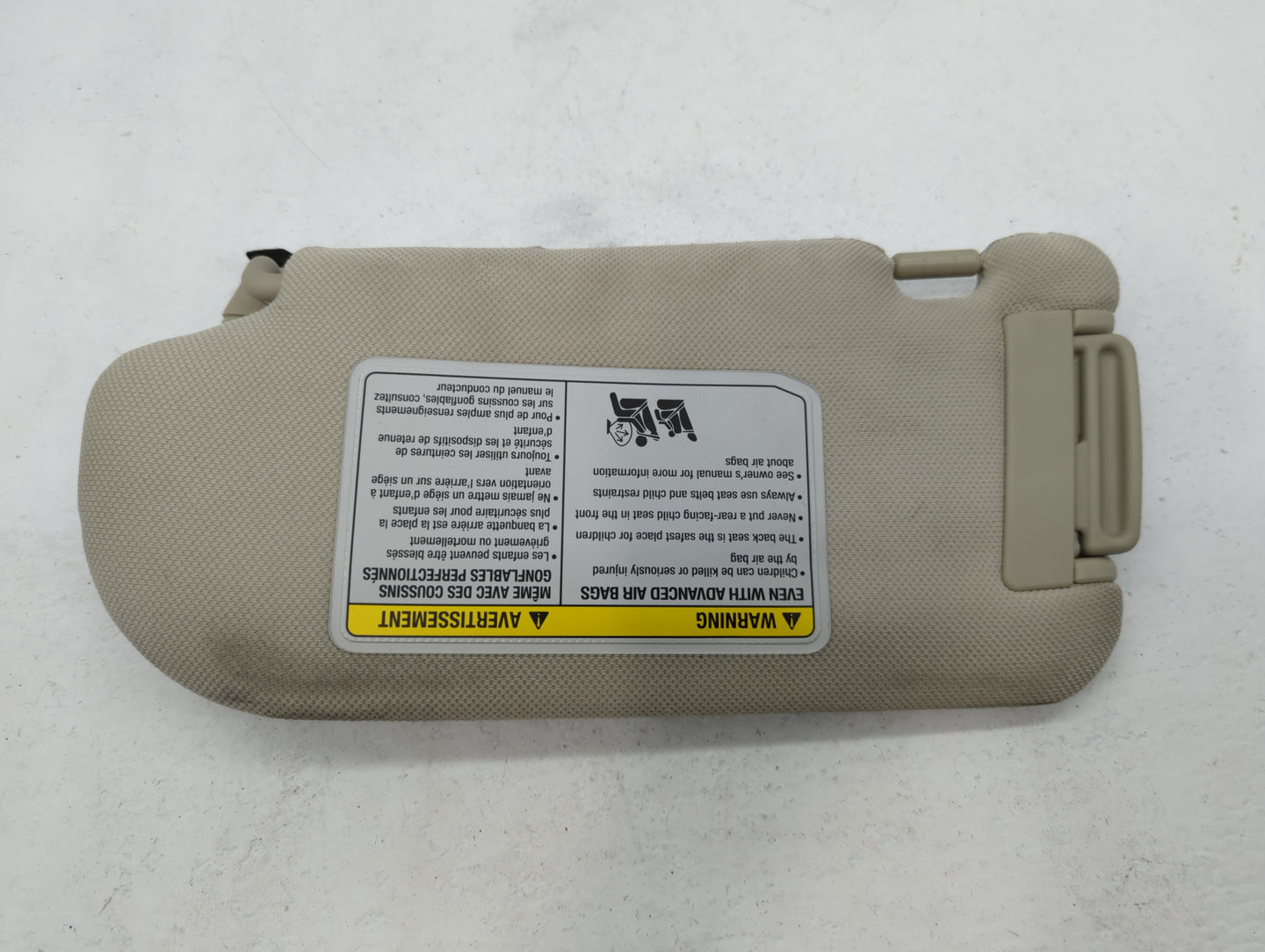 2006-2010 Infiniti M45 Sun Visor Shade Replacement Passenger Right Mirror Fits Fits 2006 2007 2008 2009 2010 OEM Used Auto P