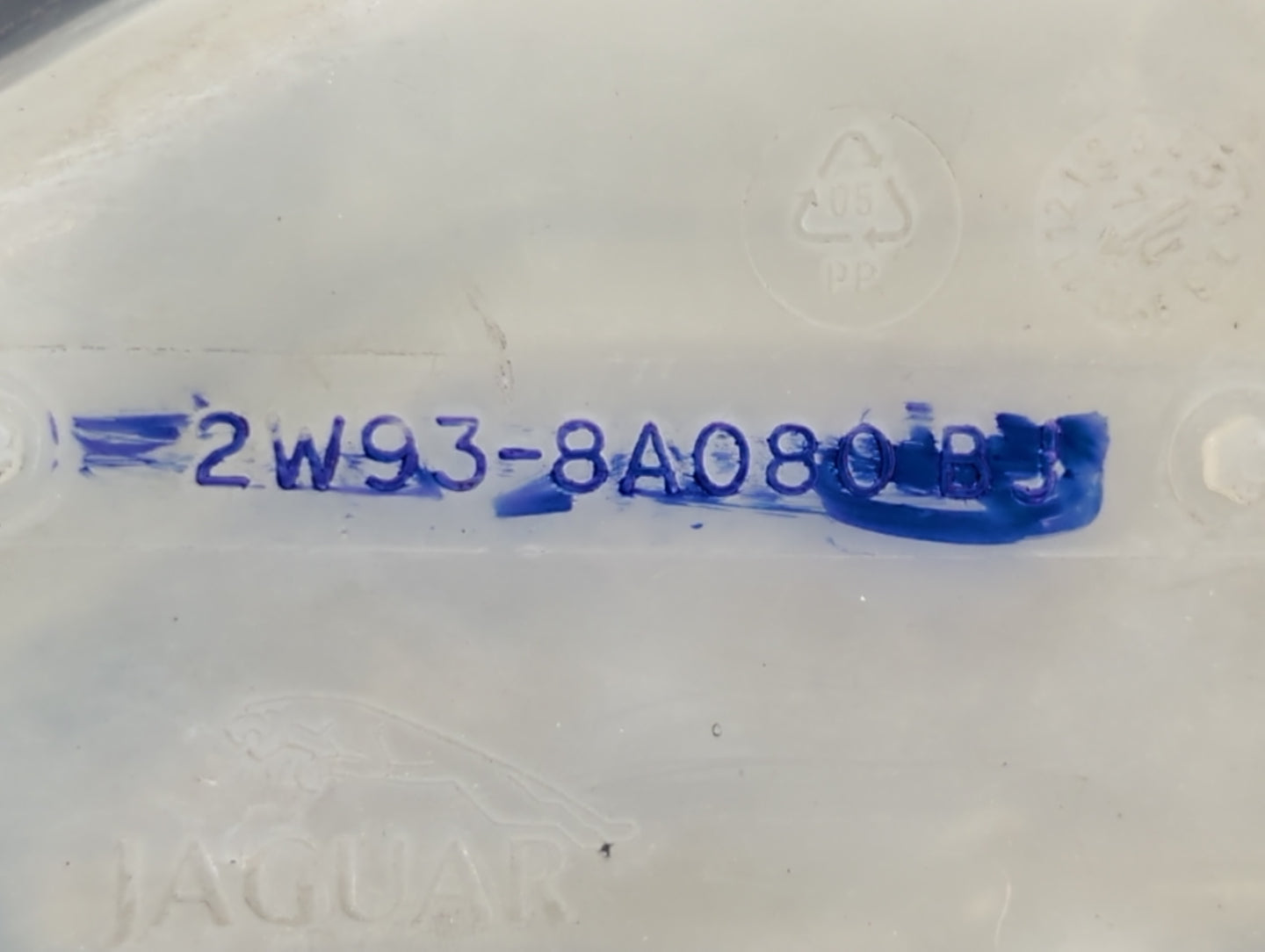 Jaguar S-type Windshield Washer Fluid Reservoir Bottle Oem - Oemusedautoparts1.com