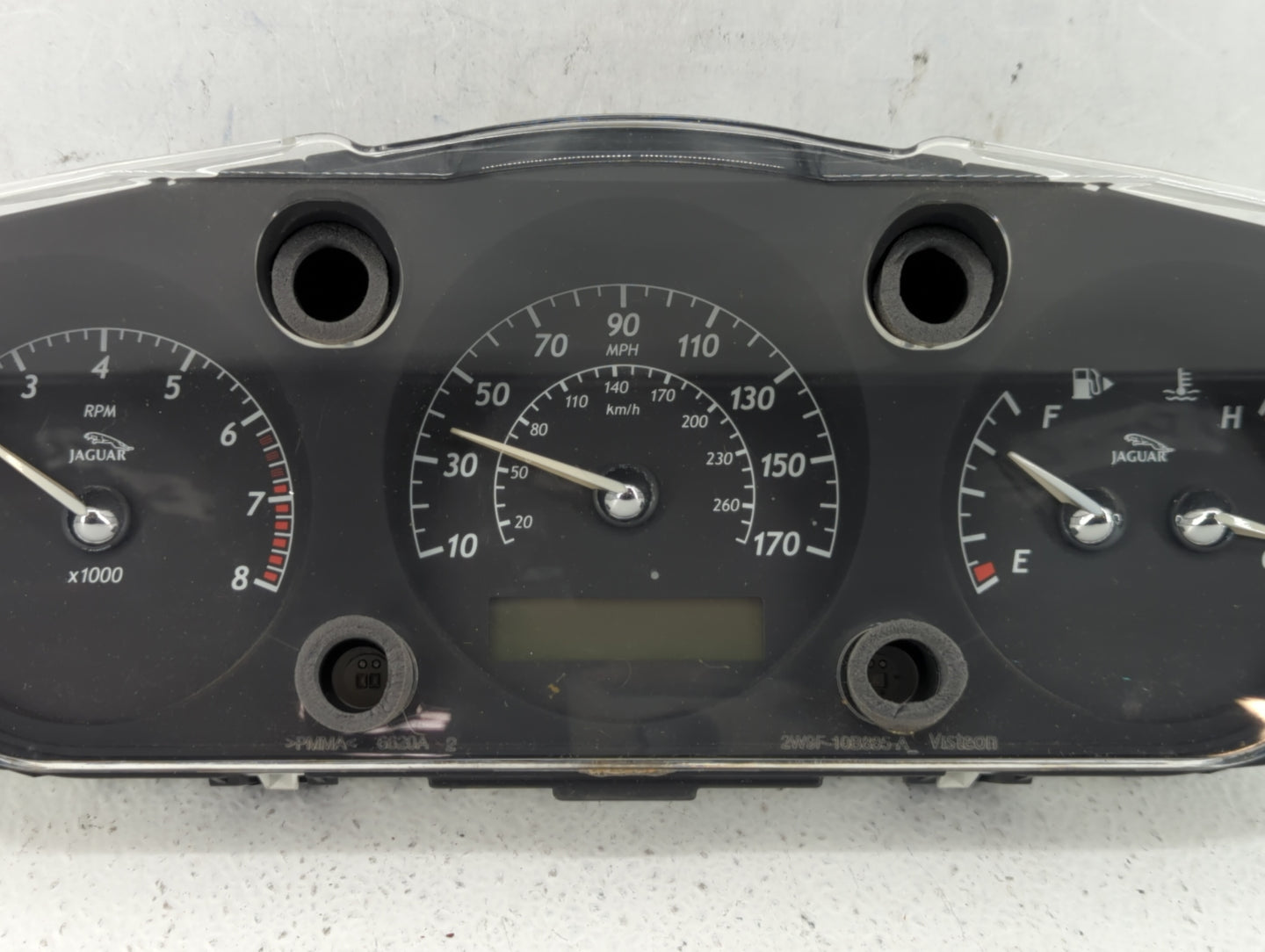 2006-2007 Jaguar Xj8 Instrument Cluster Speedometer Gauges Fits Fits 2006 2007 OEM Used Auto Parts - Oemusedautoparts1.com