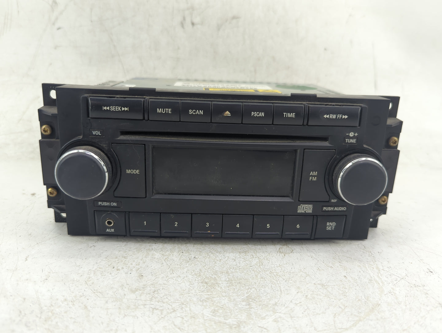 2006-2007 Jeep Commander Radio AM FM Cd Player Receiver Replacement P/N:P05064171AE Fits Fits 2004 2005 2006 2007 2008 2009 