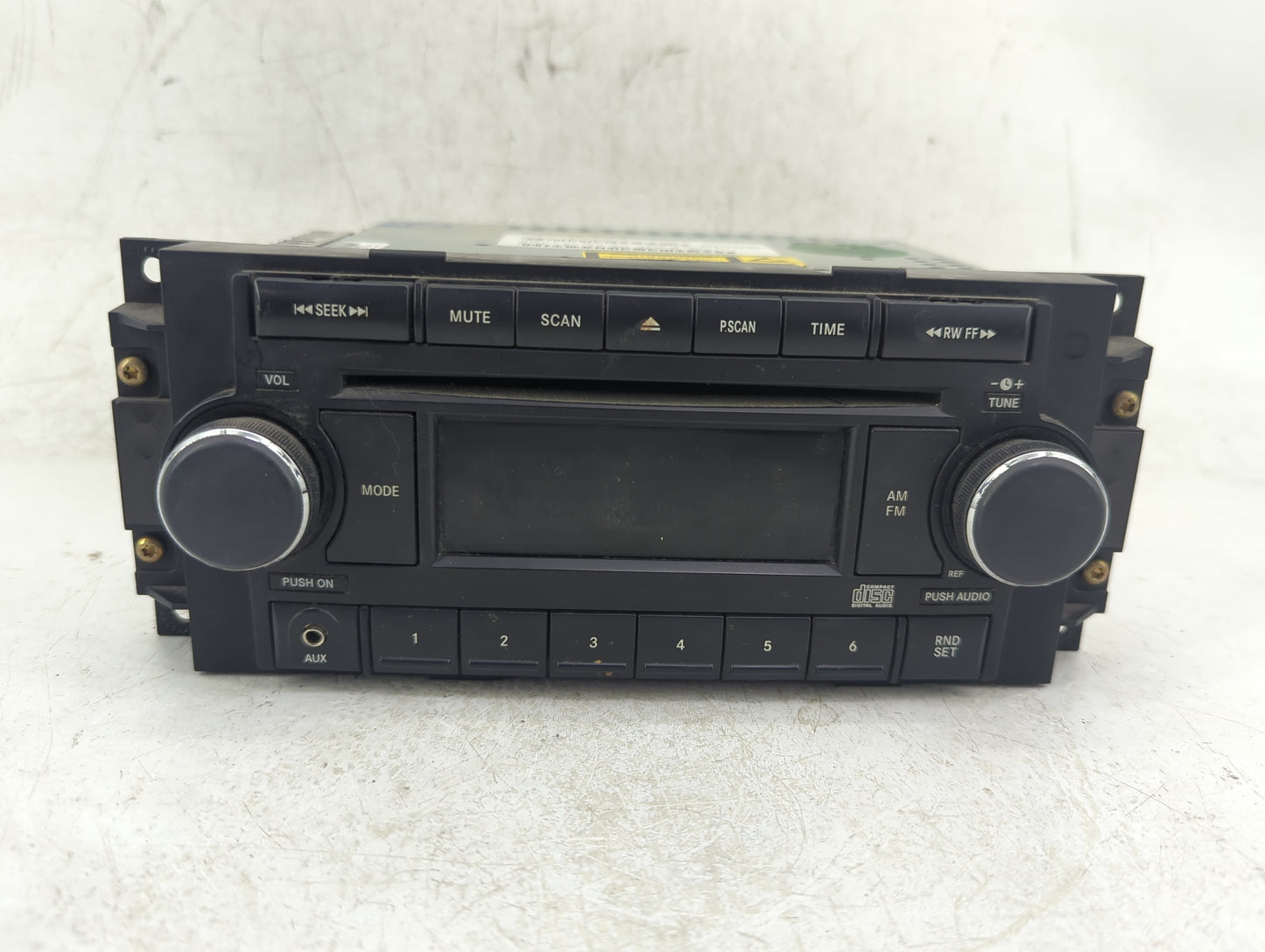 2006-2007 Jeep Commander Radio AM FM Cd Player Receiver Replacement P/N:P05064171AE Fits Fits 2004 2005 2006 2007 2008 2009 
