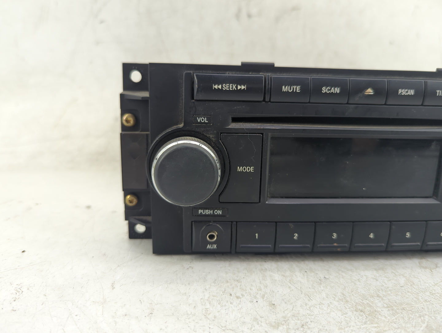 2006-2007 Jeep Commander Radio AM FM Cd Player Receiver Replacement P/N:P05064171AE Fits Fits 2004 2005 2006 2007 2008 2009 