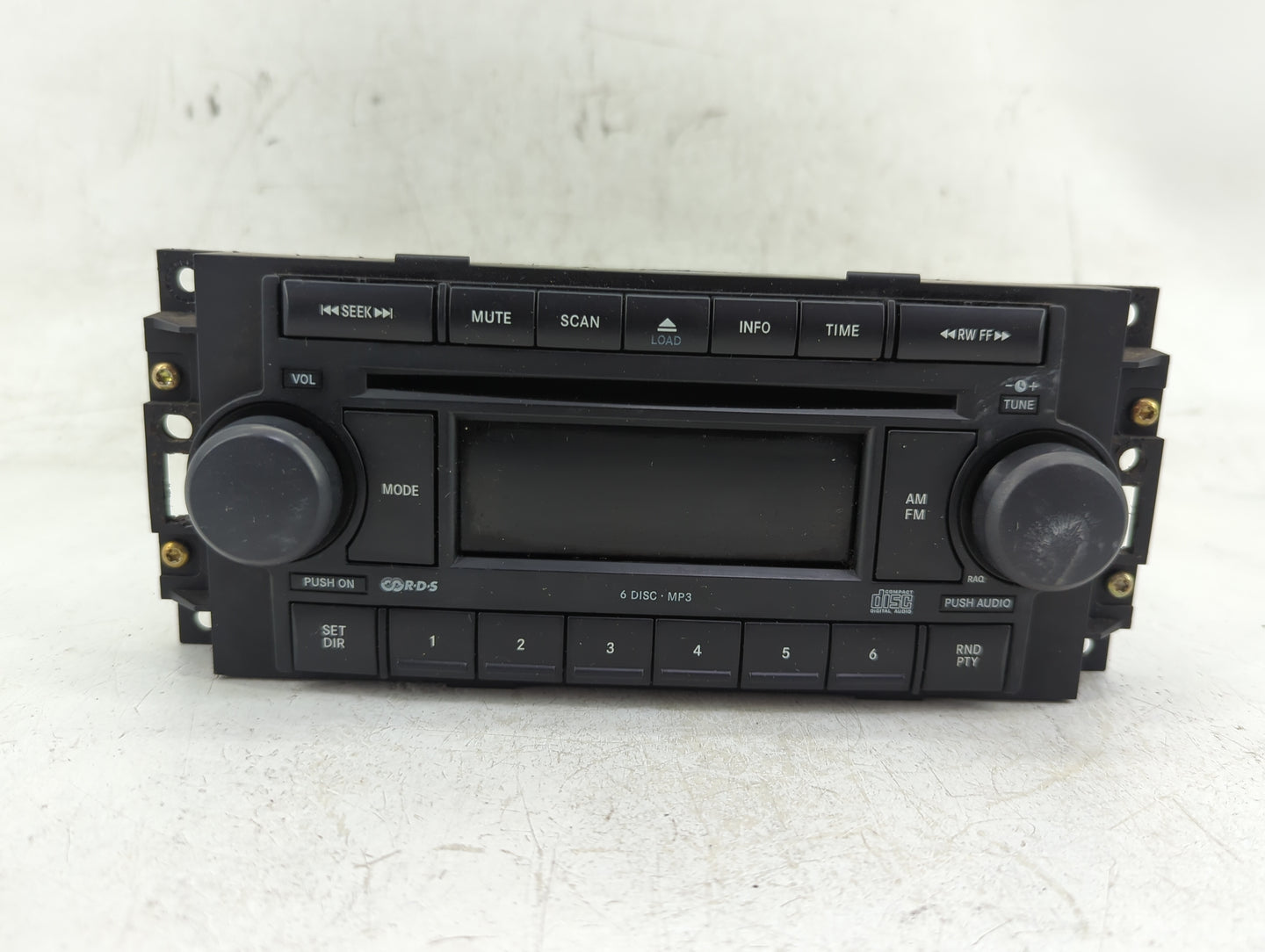 2006-2007 Jeep Commander Radio AM FM Cd Player Receiver Replacement Fits Fits 2004 2005 2006 2007 2008 2009 2010 OEM Used Au