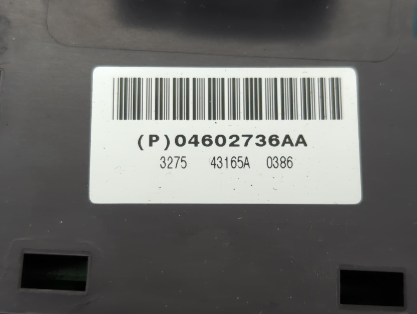 2006-2010 Jeep Commander Master Power Window Switch Replacement Driver Side Left P/N:04602736AA Fits OEM Used Auto Parts - O