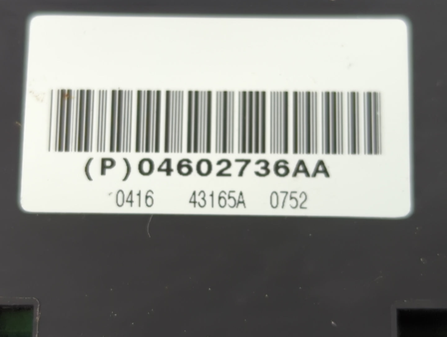 2006-2010 Jeep Commander Master Power Window Switch Replacement Driver Side Left P/N:04602736AA Fits OEM Used Auto Parts - O