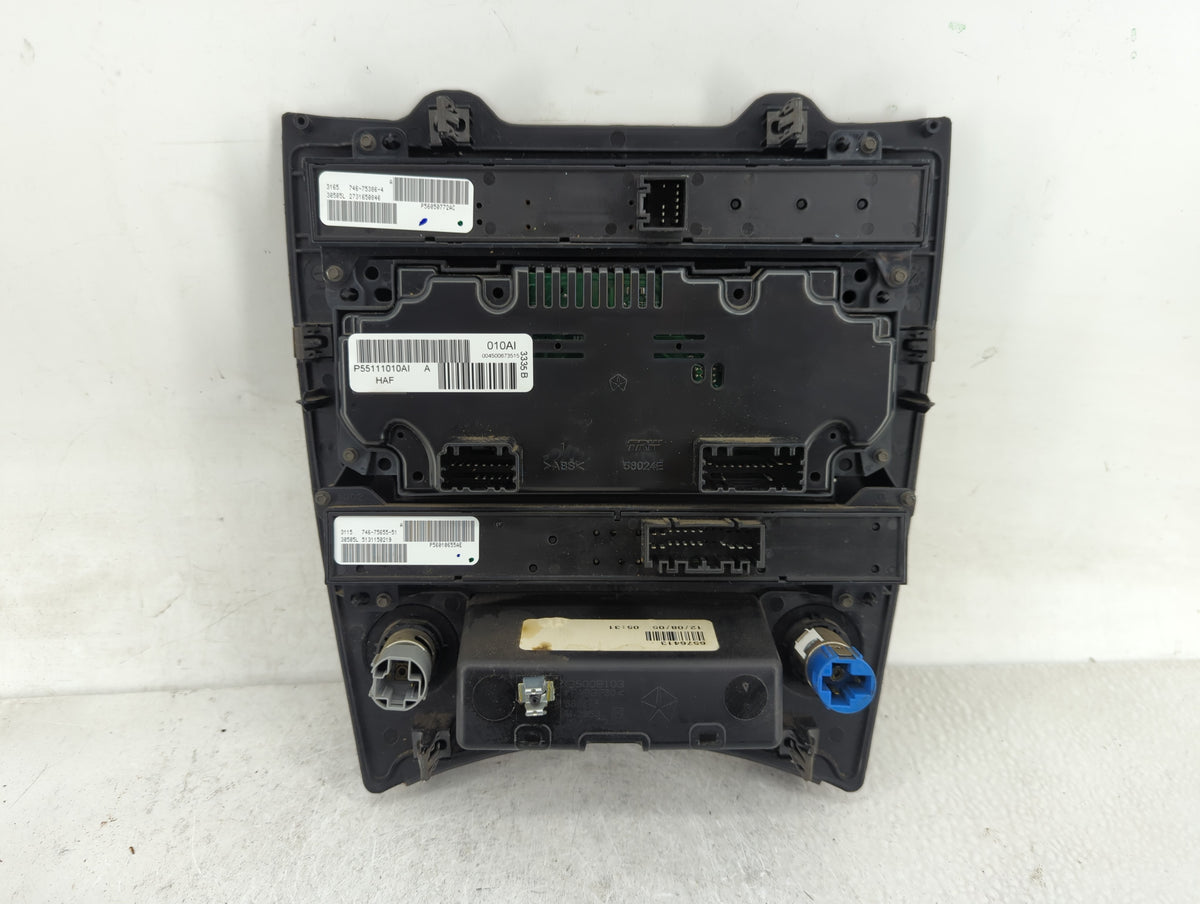 2006-2010 Jeep Commander Climate Control Module Temperature AC/Heater Replacement P/N:P55111010AI P56050772AC Fits OEM Used 