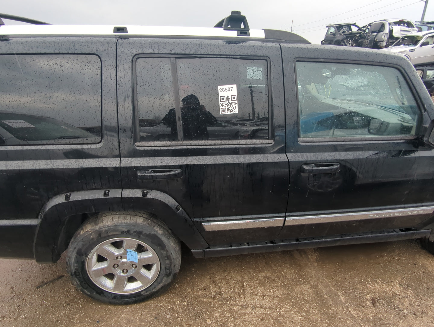 2006-2010 Jeep Commander Passenger Rear Door Window Oem - Oemusedautoparts1.com