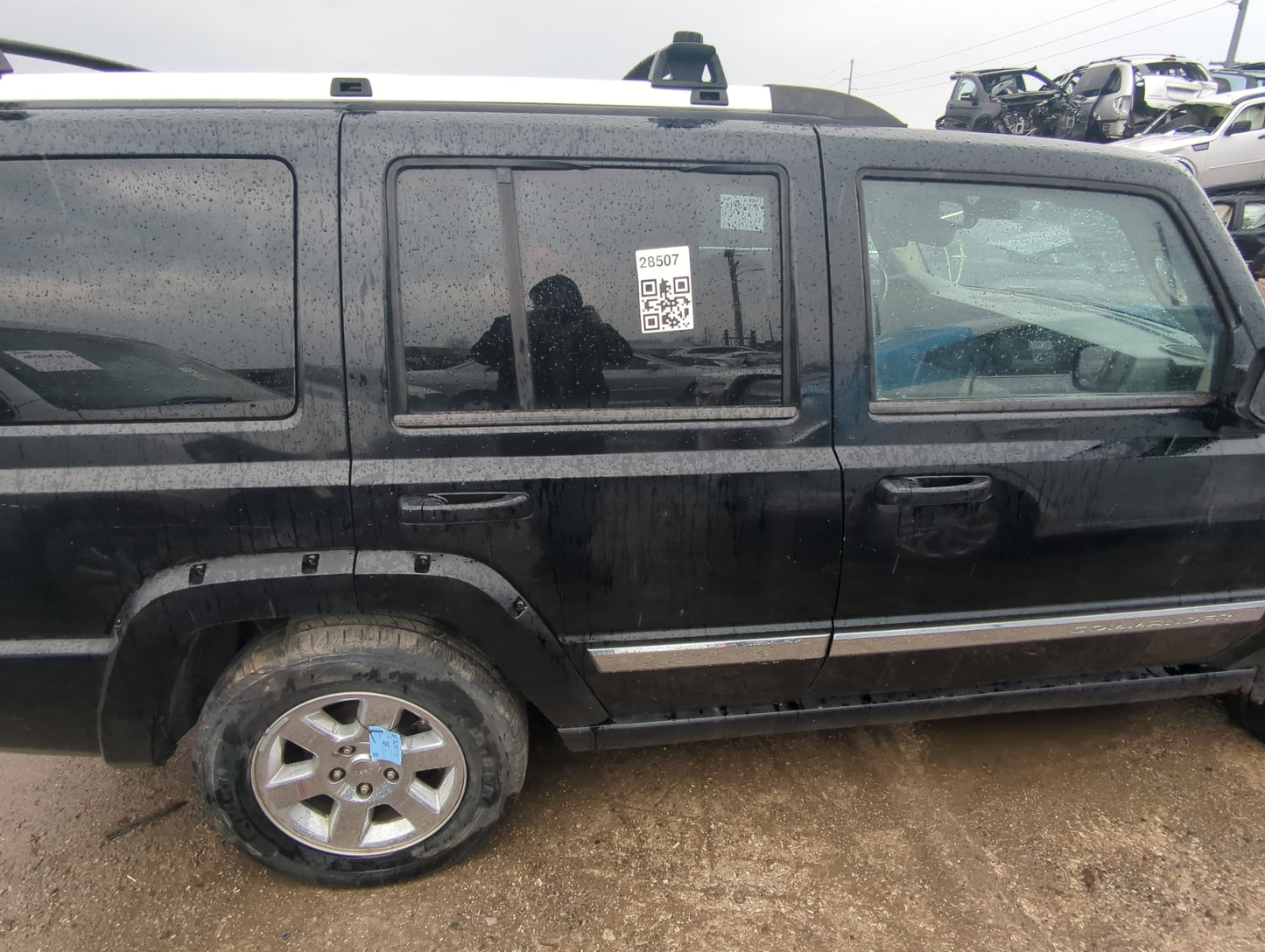 2006-2010 Jeep Commander Passenger Rear Door Window Oem - Oemusedautoparts1.com