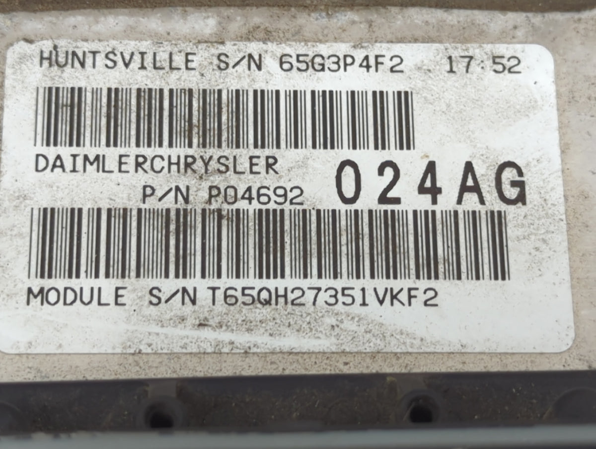 2006-2006 Jeep Commander Transmission Control Module Tcu Tcm - Oemusedautoparts1.com