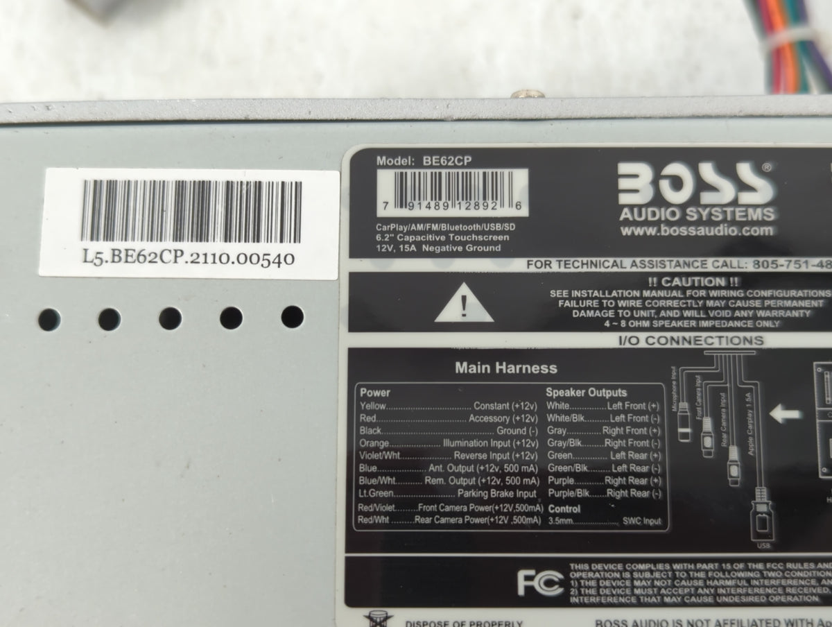 2006 Jeep Compass Information Radio Display Screen - Oemusedautoparts1.com