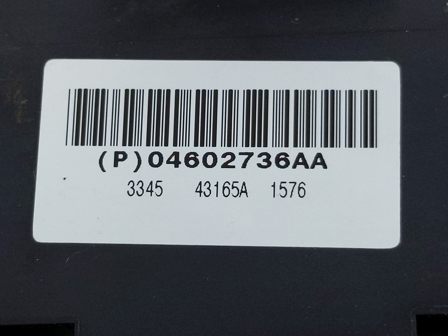2006-2010 Jeep Grand Cherokee Master Power Window Switch Replacement Driver Side Left P/N:04602736AA Fits OEM Used Auto Part