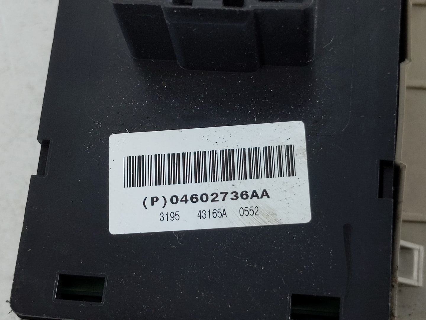 2006-2010 Jeep Grand Cherokee Master Power Window Switch Replacement Driver Side Left P/N:04602736AA Fits OEM Used Auto Part