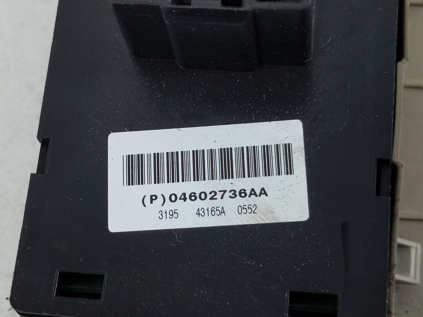 2006-2010 Jeep Grand Cherokee Master Power Window Switch Replacement Driver Side Left P/N:04602736AA Fits OEM Used Auto Part