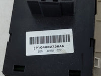 2006-2010 Jeep Grand Cherokee Master Power Window Switch Replacement Driver Side Left P/N:04602736AA Fits OEM Used Auto Part