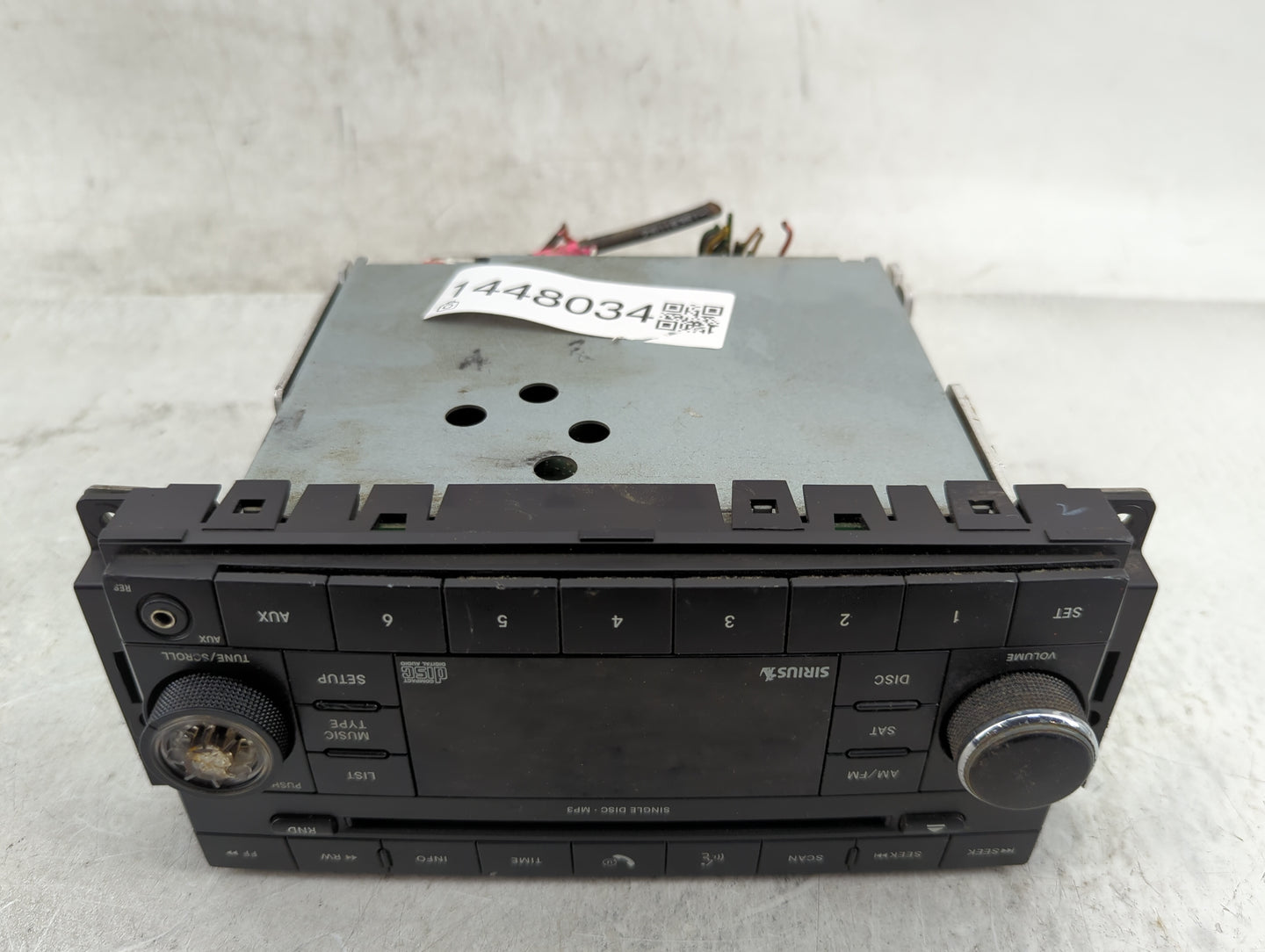 2005-2007 Jeep Grand Cherokee Radio AM FM Cd Player Receiver Replacement P/N:VL519V SPNA2C53241281 Fits OEM Used Auto Parts 