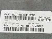 2006 Jeep Grand Cherokee Radio AM FM Cd Player Receiver Replacement P/N:P05064172AC Fits Fits 2005 2007 2008 2009 OEM Used A