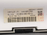 2006 Jeep Grand Cherokee Instrument Cluster Speedometer Gauges P/N:56054012AH CR-0034-003-M0-C0 Miles: Fits OEM Used Auto Pa