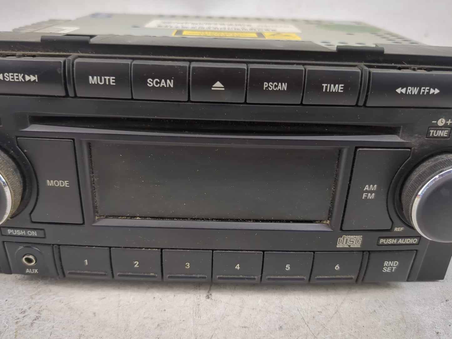 2005-2007 Jeep Grand Cherokee Radio AM FM Cd Player Receiver Replacement Fits Fits 2004 2005 2006 2007 2008 2009 2010 OEM Us
