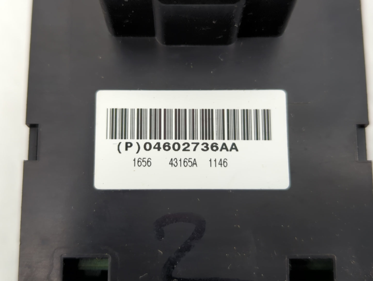 2006-2010 Jeep Grand Cherokee Master Power Window Switch Replacement Driver Side Left P/N:04602736AA Fits OEM Used Auto Part