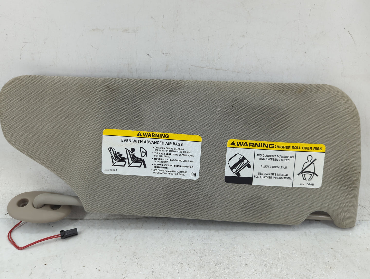2005-2010 Jeep Grand Cherokee Sun Visor Shade Replacement Driver Left Mirror Fits Fits 2005 2006 2007 2008 2009 2010 OEM Use