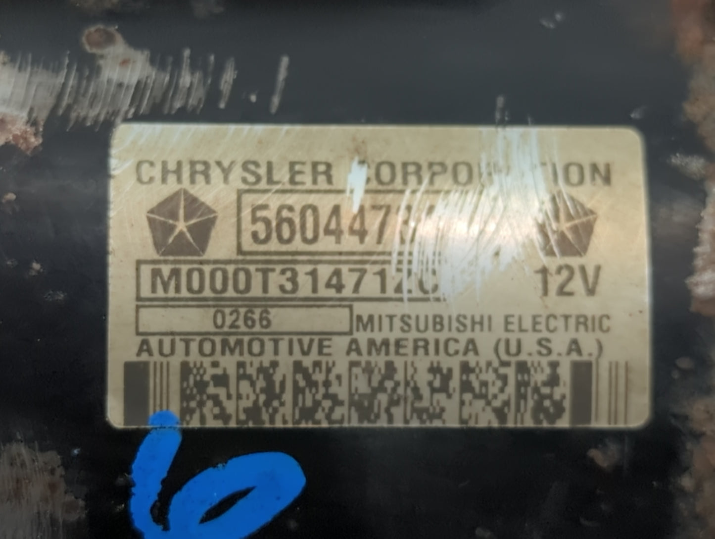 2005-2010 Jeep Grand Cherokee Car Starter Motor Solenoid OEM P/N:M000T31471ZC Fits Fits 2005 2006 2007 2008 2009 2010 OEM Us