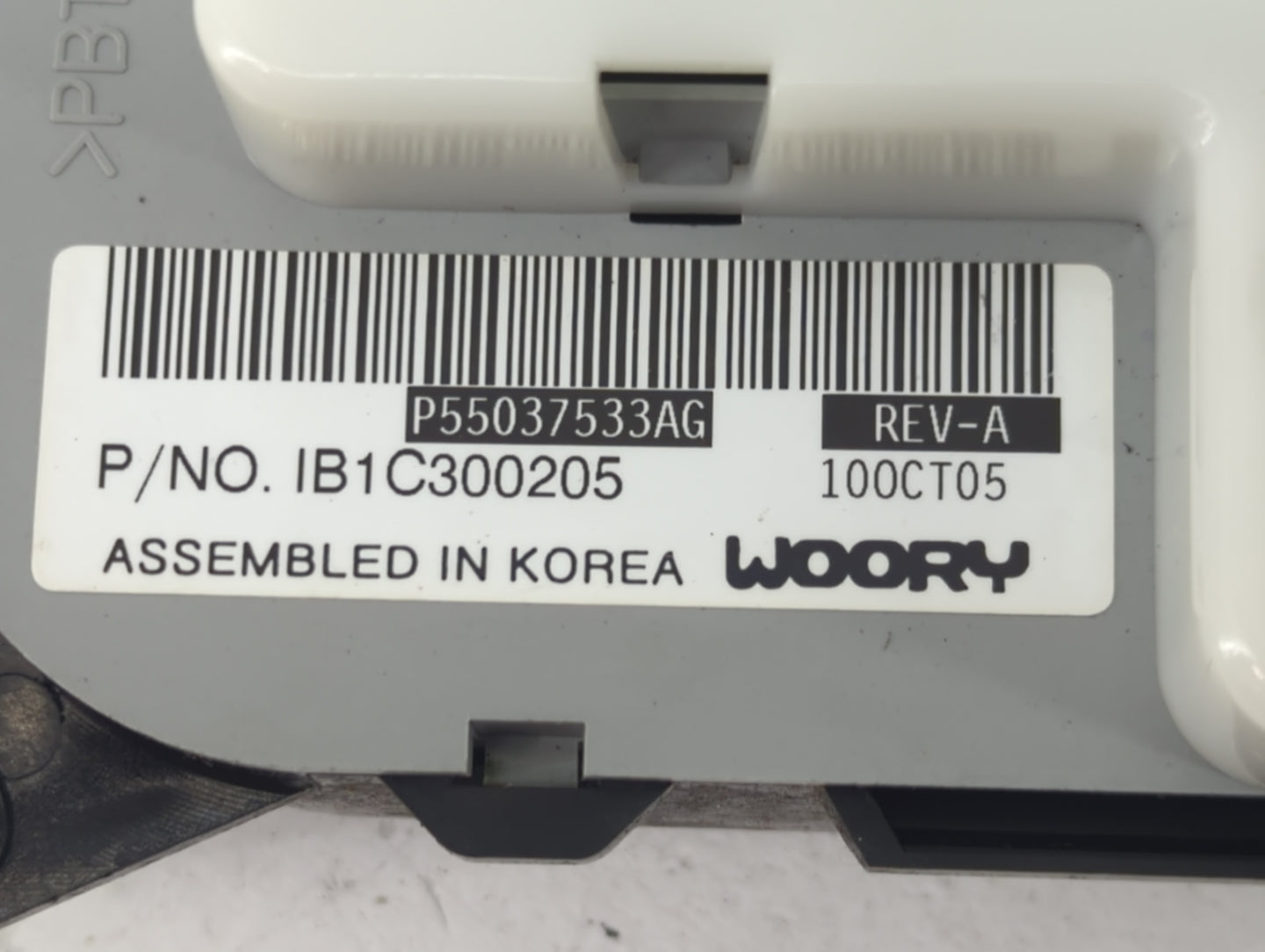 2004-2007 Jeep Liberty Climate Control Module Temperature AC/Heater Replacement P/N:P55037533AG IB1C300205 Fits OEM Used Aut