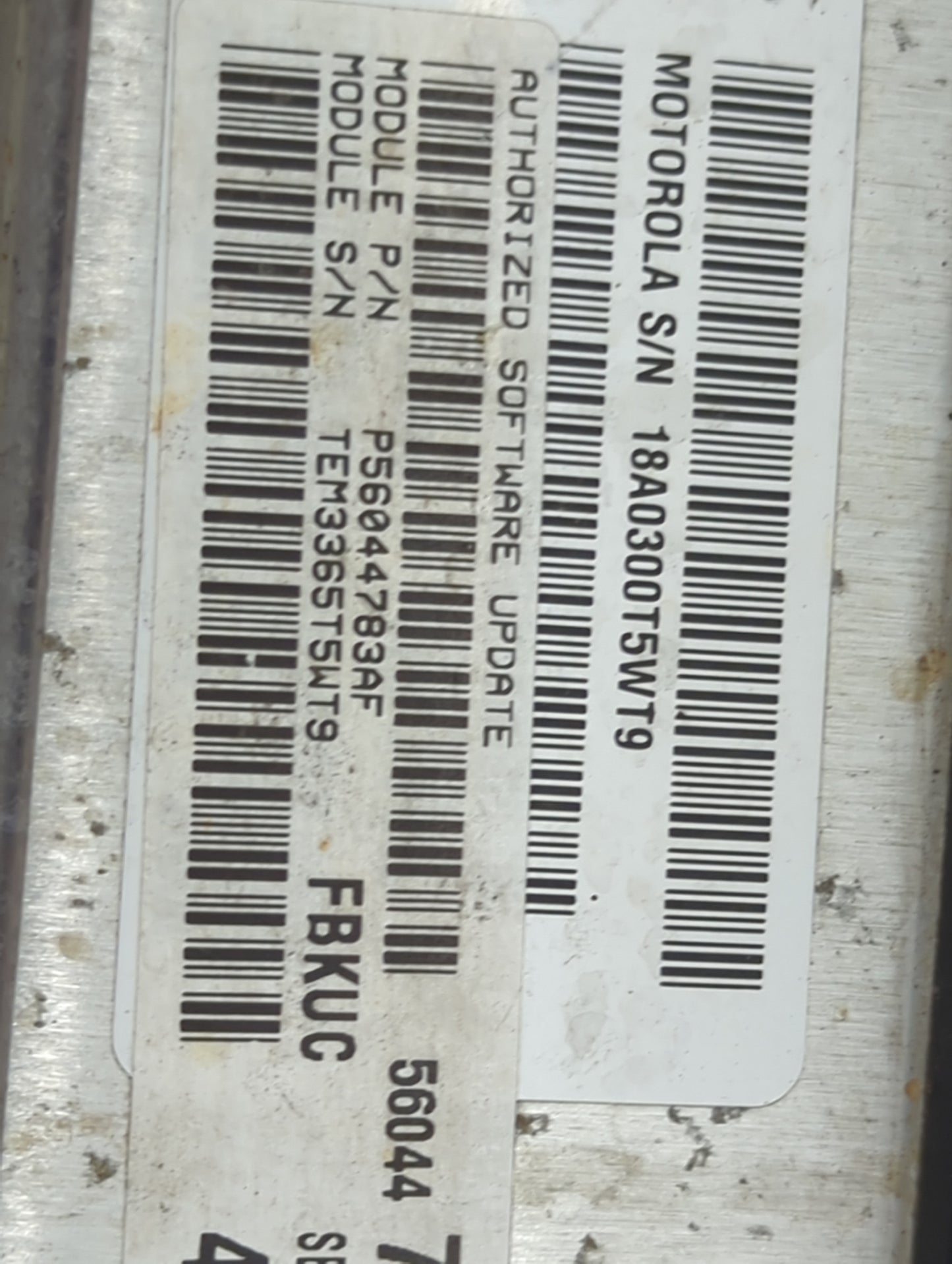2006 Jeep Liberty PCM Engine Control Computer ECU ECM PCU OEM P/N:P56044783AF Fits OEM Used Auto Parts - Oemusedautoparts1.c