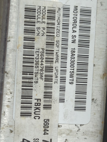 2006 Jeep Liberty PCM Engine Control Computer ECU ECM PCU OEM P/N:P56044783AF Fits OEM Used Auto Parts