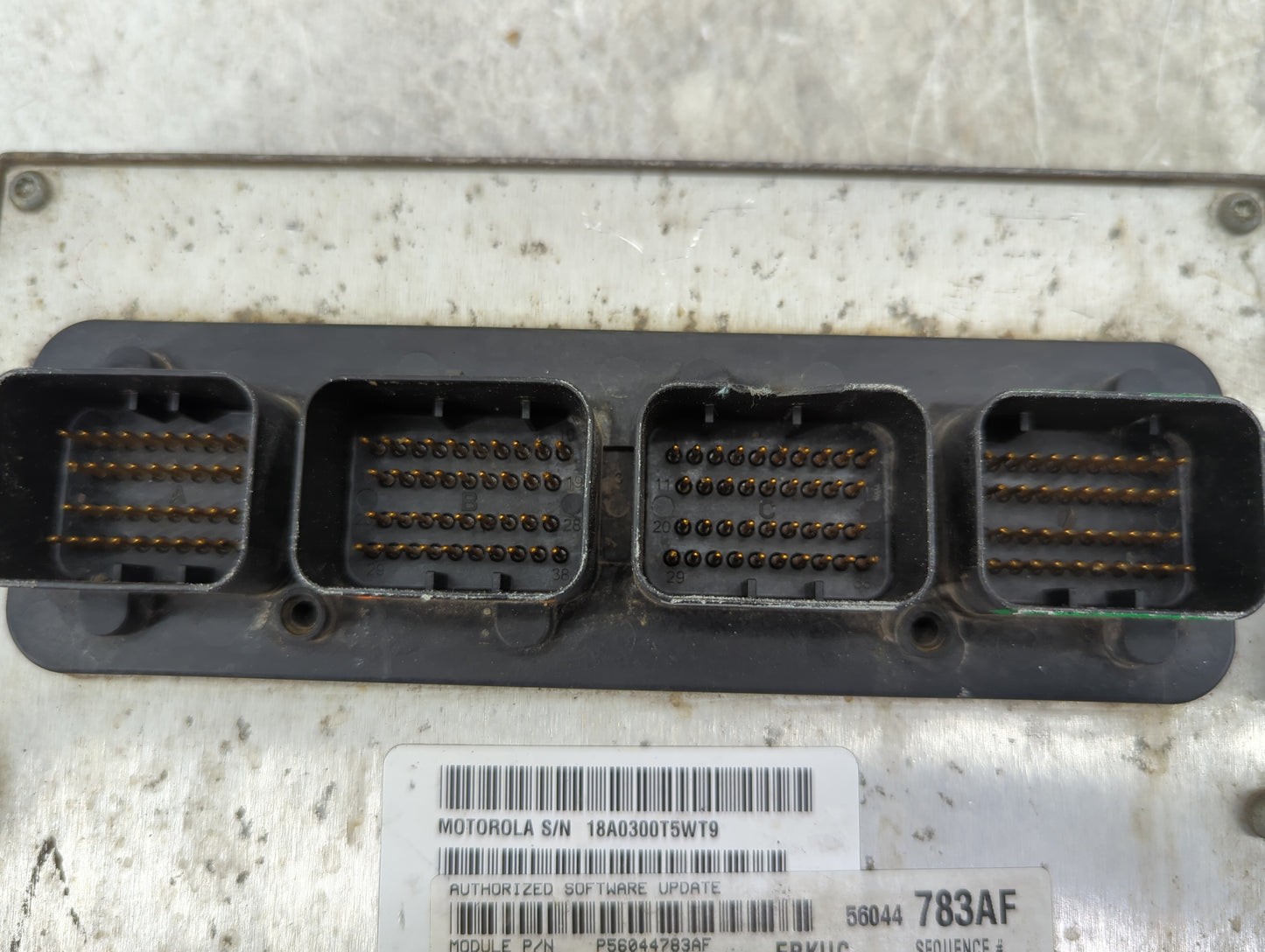 2006 Jeep Liberty PCM Engine Control Computer ECU ECM PCU OEM P/N:P56044783AF Fits OEM Used Auto Parts - Oemusedautoparts1.c