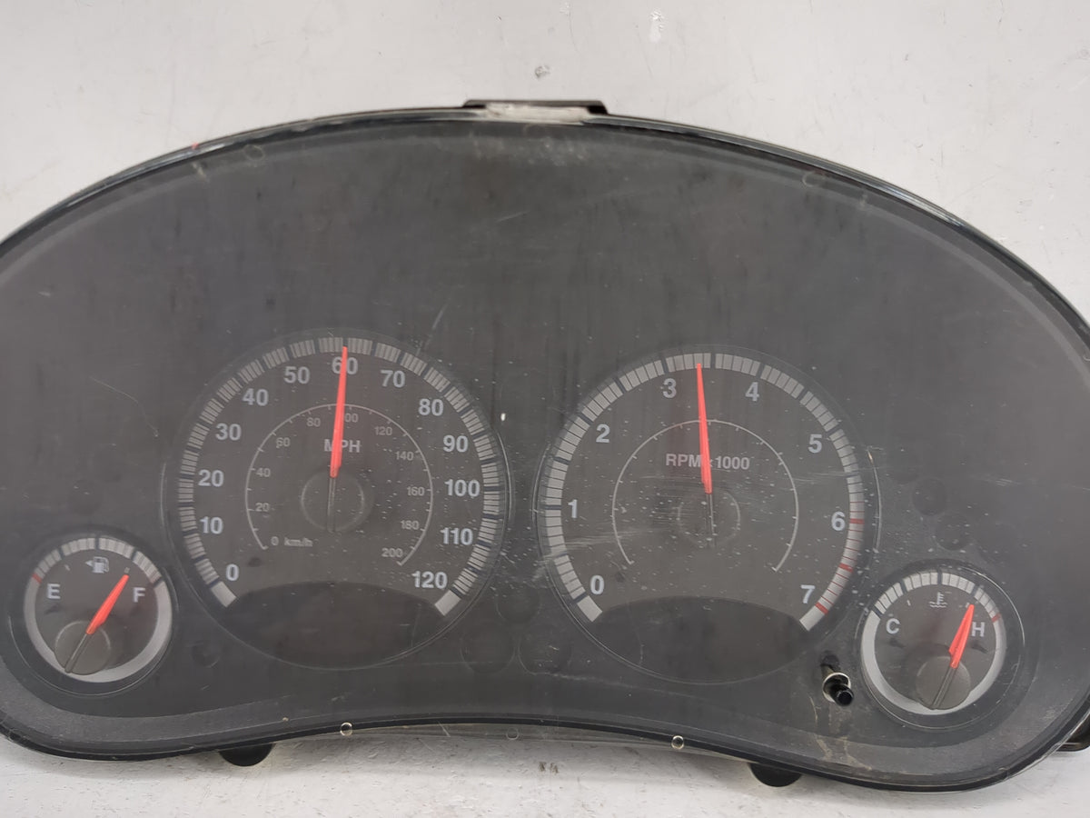 2006 Jeep Liberty Instrument Cluster Speedometer Gauges P/N:04828962AB Miles: Fits OEM Used Auto Parts - Oemusedautoparts1.c