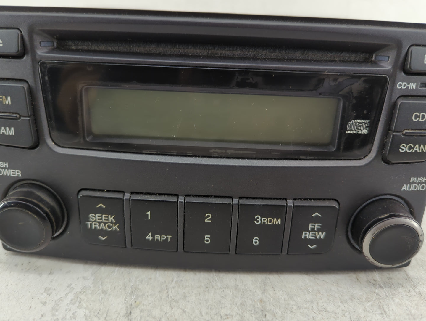 2006-2007 Kia Optima Radio AM FM Cd Player Receiver Replacement P/N:96140-2G150 Fits Fits 2006 2007 OEM Used Auto Parts - Oe