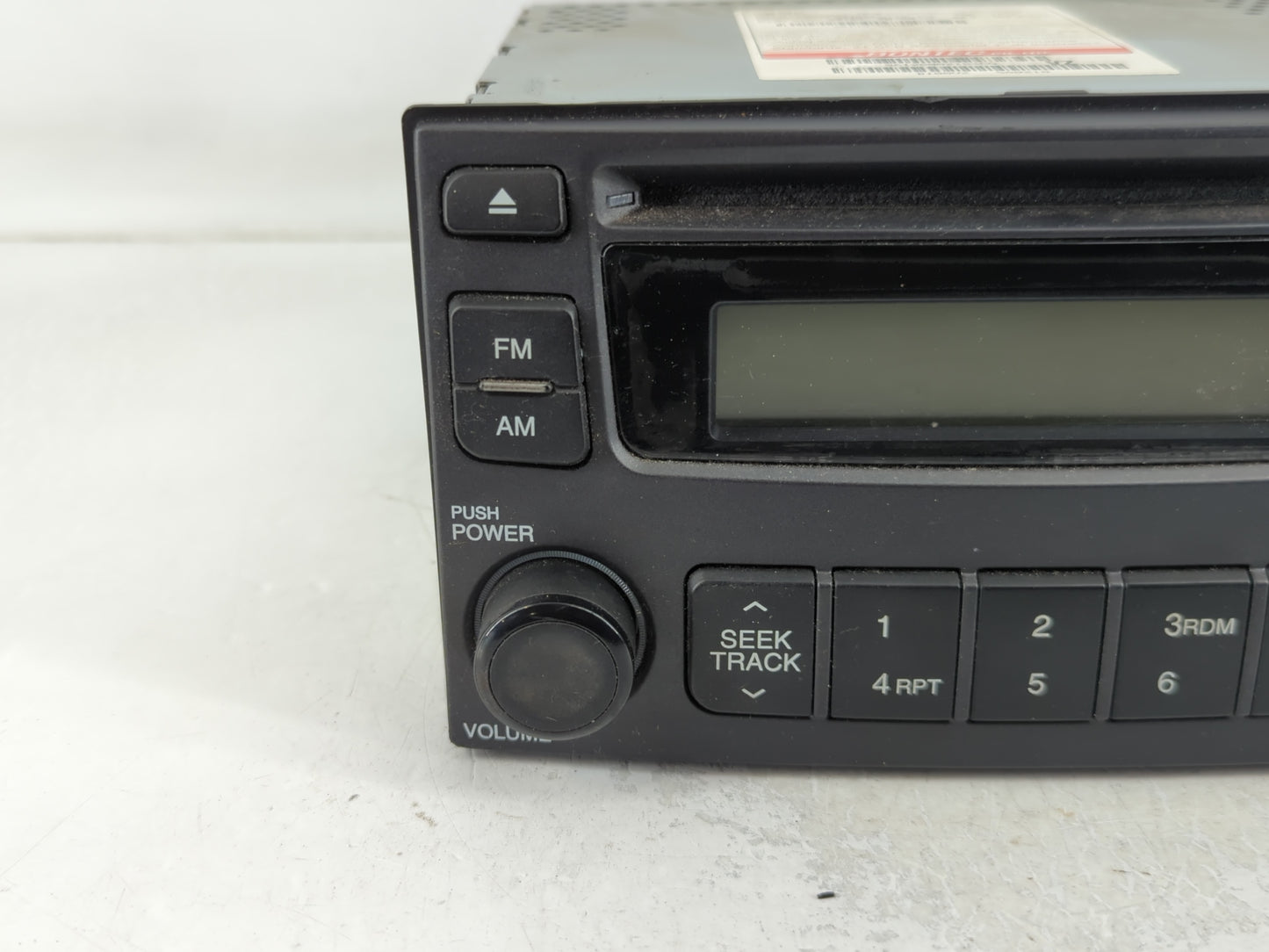 2006-2007 Kia Optima Radio AM FM Cd Player Receiver Replacement P/N:96140-2G150 Fits Fits 2006 2007 OEM Used Auto Parts - Oe