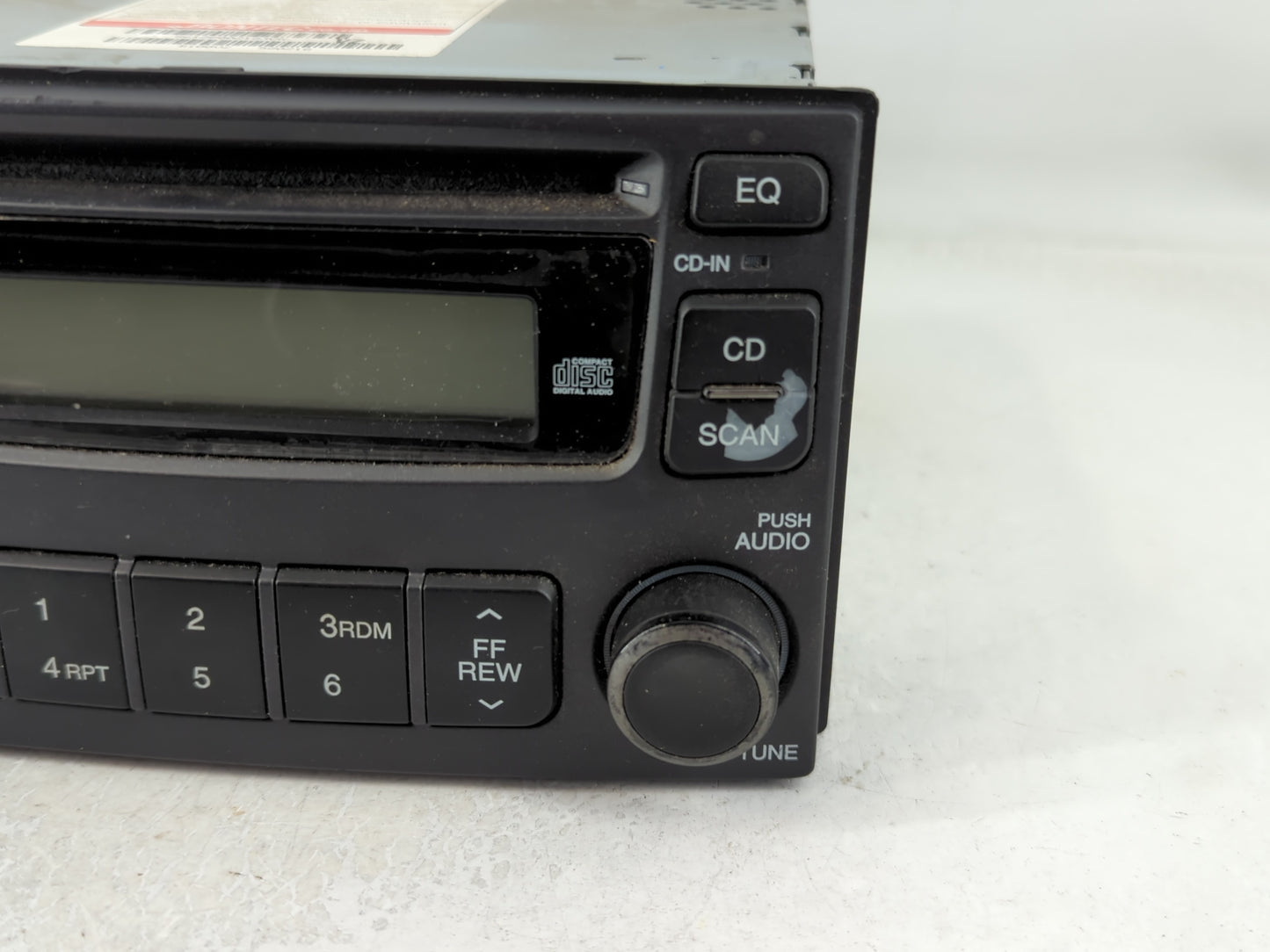 2006-2007 Kia Optima Radio AM FM Cd Player Receiver Replacement P/N:96140-2G150 Fits Fits 2006 2007 OEM Used Auto Parts - Oe