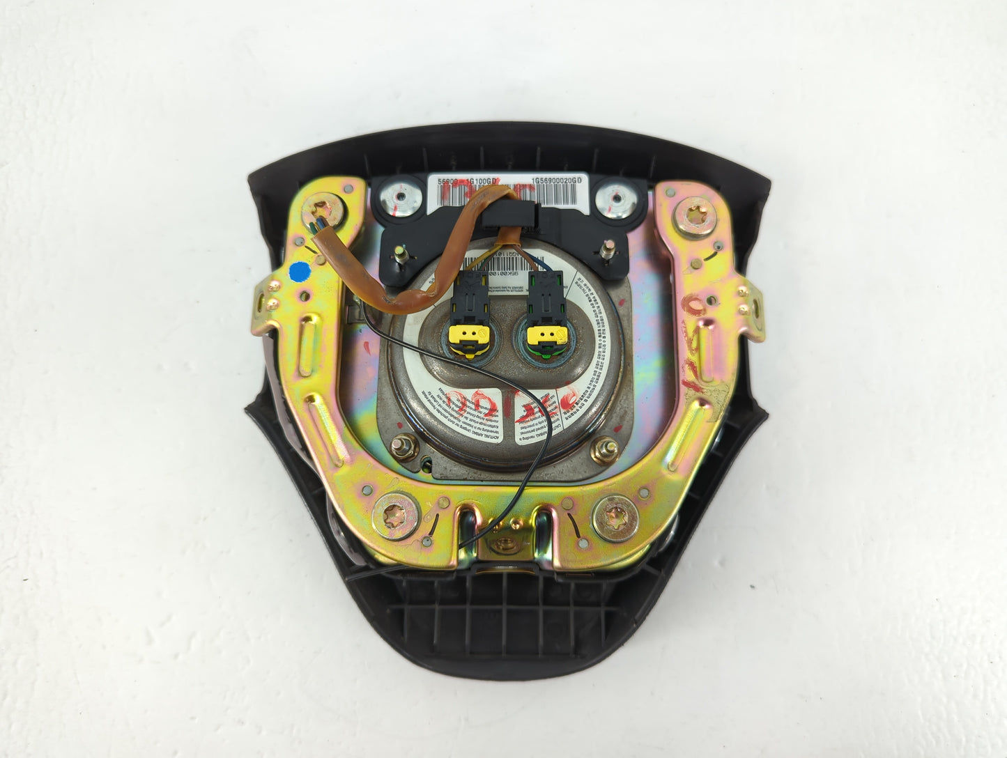 2006-2010 Kia Rio Air Bag Driver Left Steering Wheel Mounted P/N:56900-1G100GD Fits Fits 2006 2007 2008 2009 2010 OEM Used A