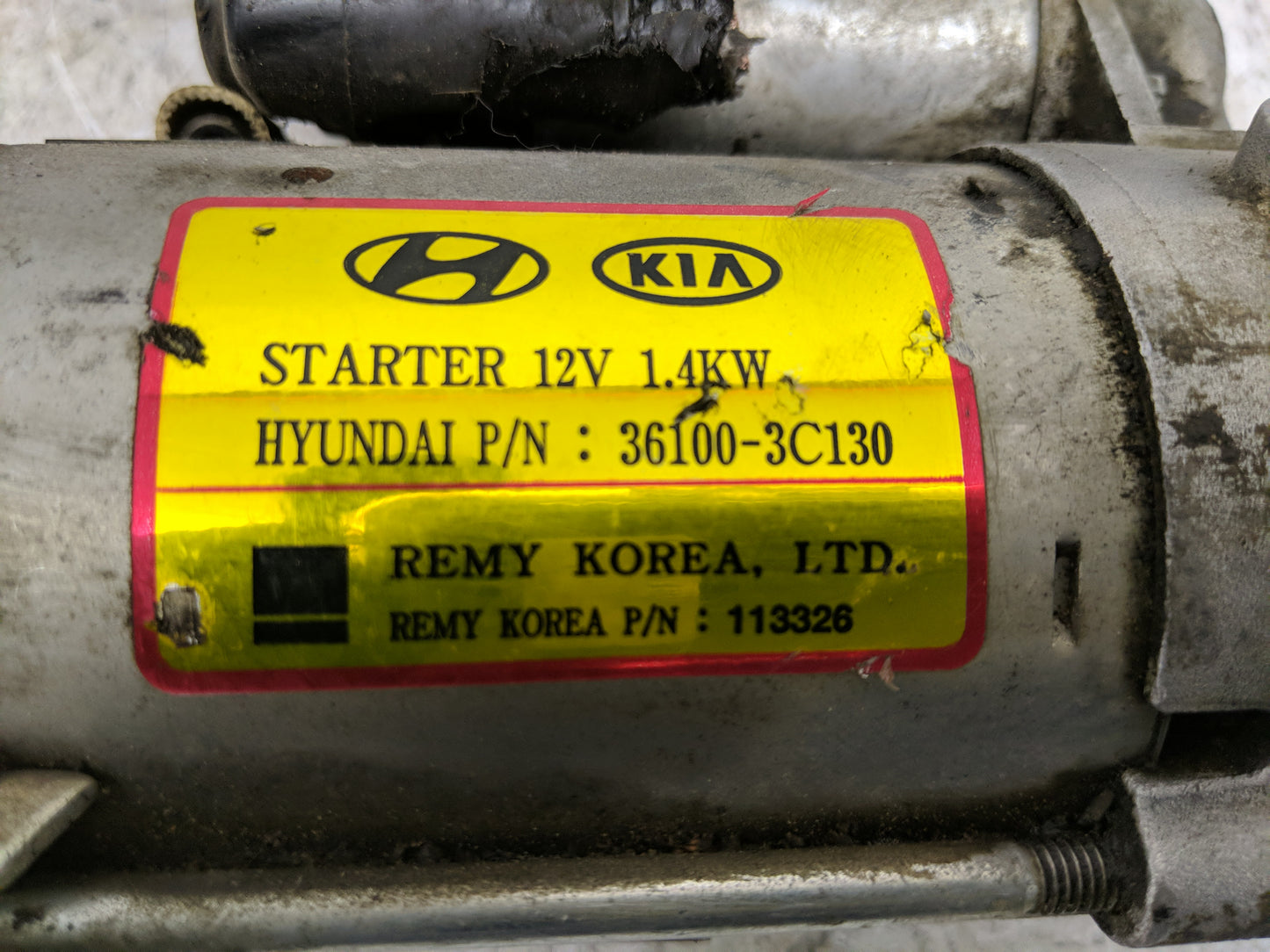 2006 Kia Sedona Car Starter Motor Solenoid OEM P/N:36100-3C130 Fits OEM Used Auto Parts - Oemusedautoparts1.com