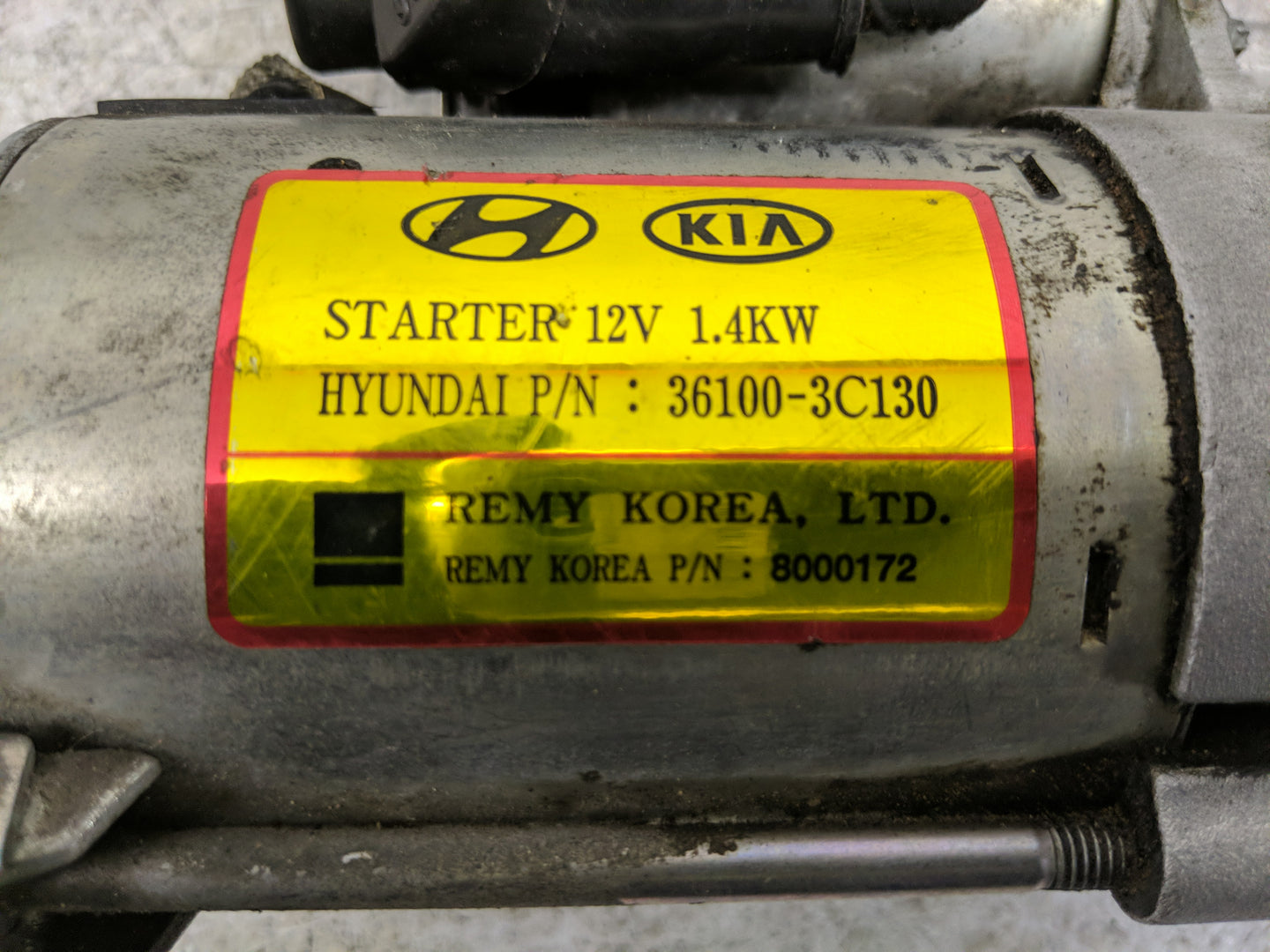 2006 Kia Sedona Car Starter Motor Solenoid OEM P/N:36100-3C130 Fits OEM Used Auto Parts - Oemusedautoparts1.com